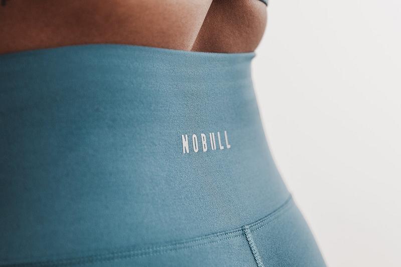 Nobull High-Rise Crop (MATTE) Women's Jogger Turquoise | USA U2175Z
